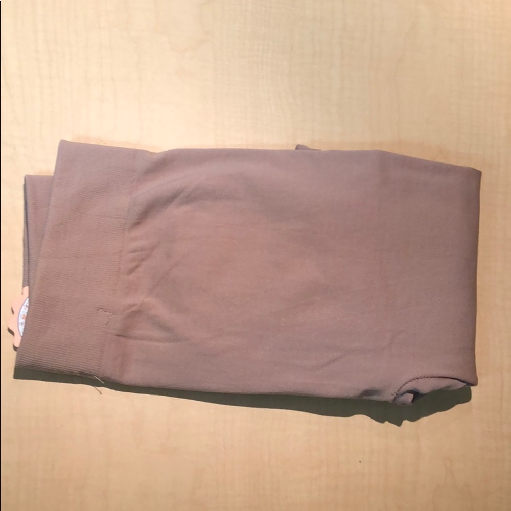 Taupe fleece leggings